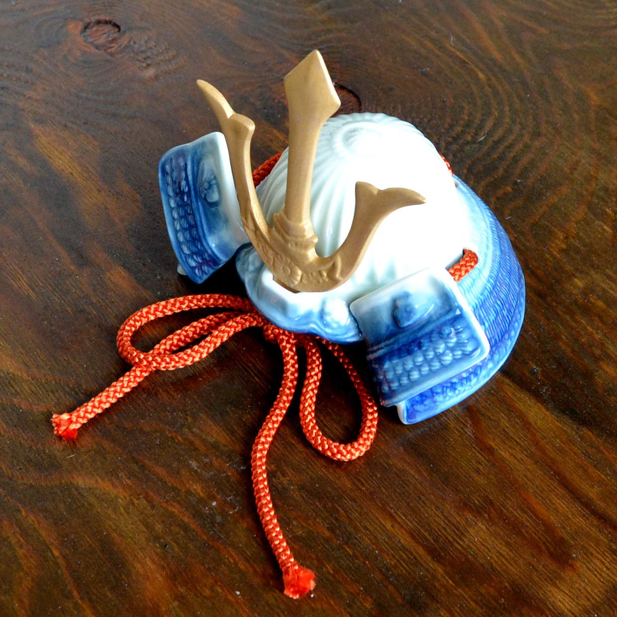 Amazon.co.jp: 五月人形 兜 兜飾り コンパクト 端午の節句 有田焼